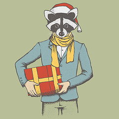 Image showing Raccoon vector illustration