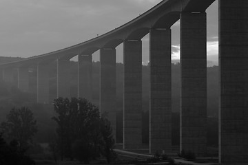 Image showing Large highway viaduct ( Hungary)