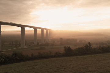 Image showing Large highway viaduct ( Hungary)