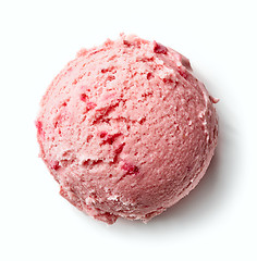 Image showing Strawberry ice cream