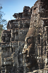 Image showing Bayon Temple At Angkor Wat, Cambodia