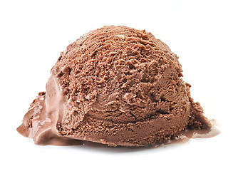 Image showing chocolate ice cream