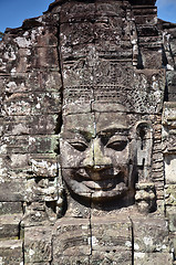 Image showing Bayon Temple At Angkor Wat, Cambodia