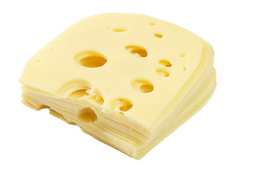 Image showing Cheese slices