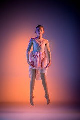 Image showing The teen modern ballet dancer