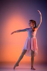 Image showing The teen modern ballet dancer