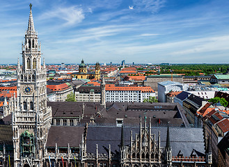 Image showing Aerial view of Munich