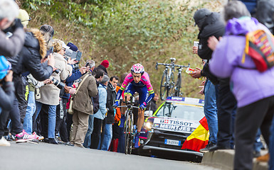 Image showing The Cyclist Louis Meintjes - Paris-Nice 2016