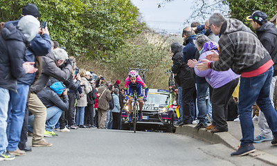 Image showing The Cyclist Louis Meintjes - Paris-Nice 2016