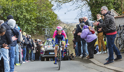 Image showing The Cyclist Louis Meintjes - Paris-Nice 2016