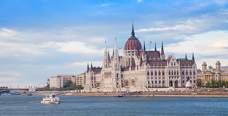 Image showing Budapest parliament view