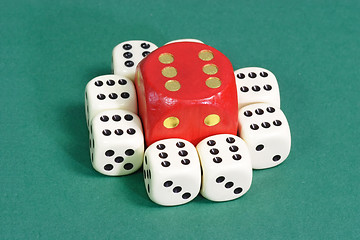 Image showing Red dice