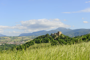 Image showing Typical castle in Marche