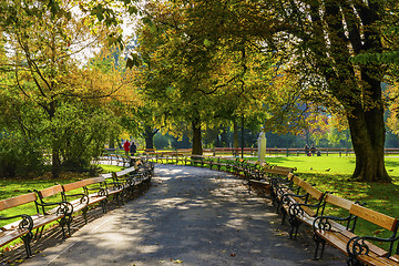 Image showing Park in Vienna