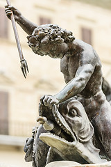 Image showing Statue fountain Loreto