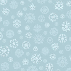 Image showing Gorgeous snowflakes background 