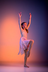 Image showing The teen modern ballet dancer