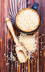 Image showing raw rice