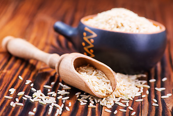 Image showing raw rice