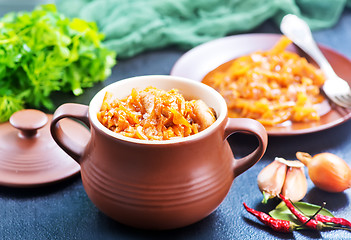 Image showing stewed cabbage