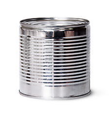 Image showing In front silver tin can