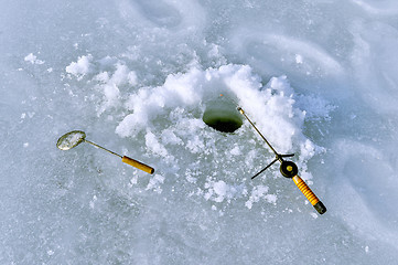 Image showing Ice Fishing