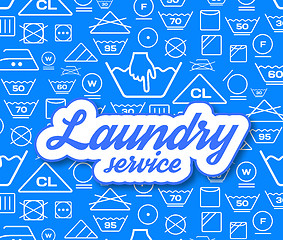 Image showing Laundry service vector illustration