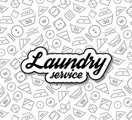 Image showing Laundry service vector illustration