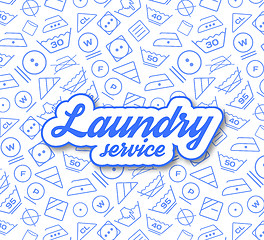 Image showing Laundry service vector illustration