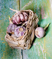 Image showing Fresh Pink Garlic