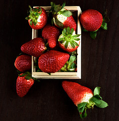 Image showing Fresh Ripe Strawberries