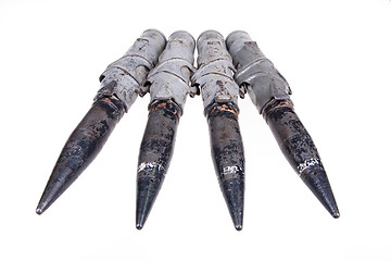 Image showing Big Caliber Machinegun Cartridges
