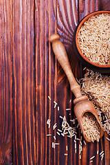 Image showing raw rice