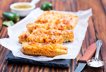 Image showing bread with cheese