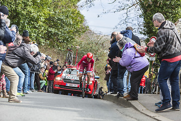 Image showing The Cyclist Ilnur Zakarin - Paris-Nice 2016