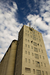 Image showing Old grain silo