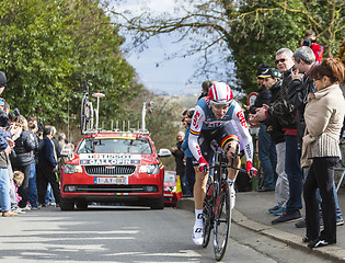 Image showing The Cyclist Tony Gallopin - Paris-Nice 2016