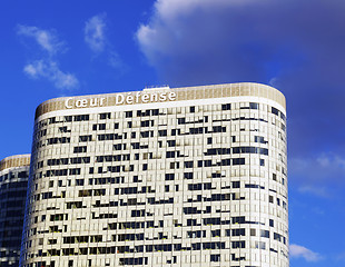 Image showing Coeur Defense skyscraper in Paris