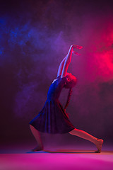 Image showing The teen modern ballet dancer