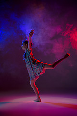 Image showing The teen modern ballet dancer