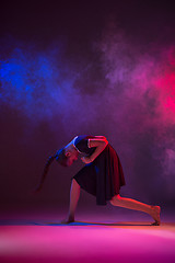 Image showing The teen modern ballet dancer