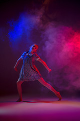 Image showing The teen modern ballet dancer