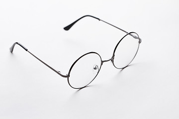 Image showing Eyeglasses on pure white background