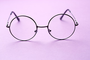 Image showing Round frame glasses with lenses