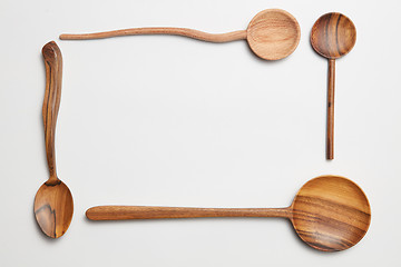 Image showing different wooden spoons