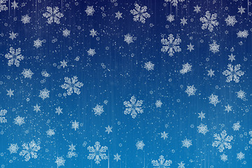 Image showing snowing