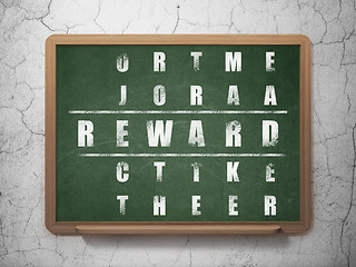 Image showing Finance concept: Reward in Crossword Puzzle