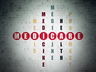 Image showing Medicine concept: Medicare in Crossword Puzzle