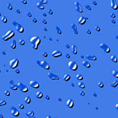 Image showing water drops on plastic