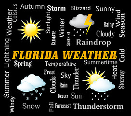 Image showing Florida Weather Means Meteorological Conditions And Climate